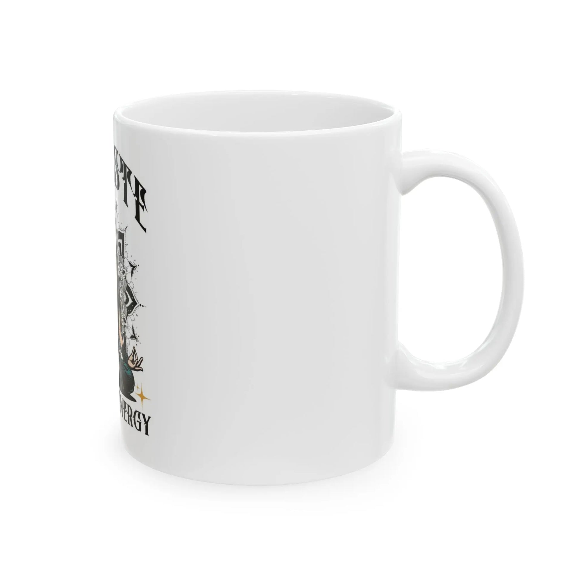Namaste Positive Energy  Mug — Yoga Meditation Gift (11oz/15oz) Printify  EliteDealsHub  Mug