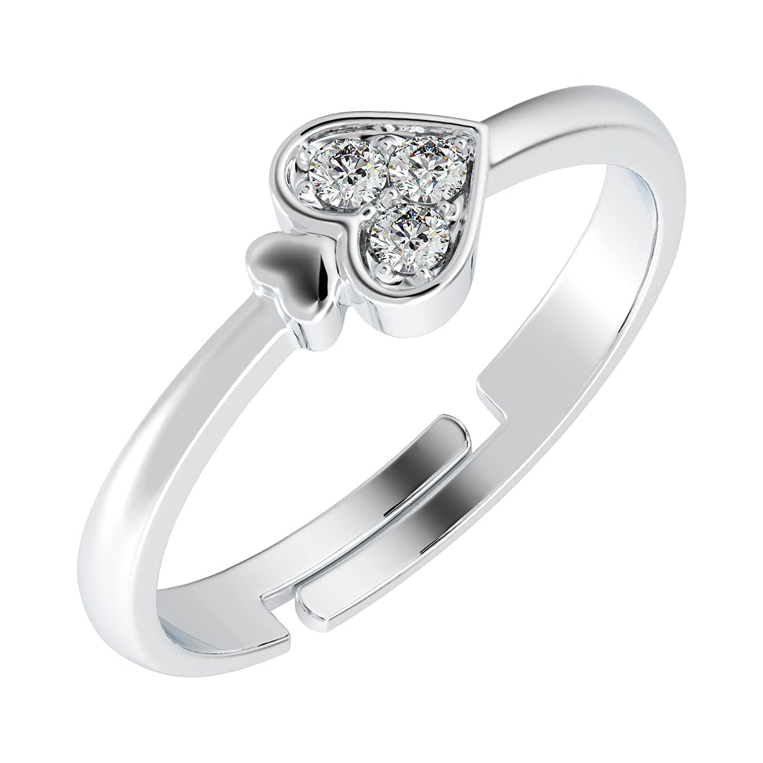 Clara Pure Real 925 Sterling Silver Adjustable Ring Band | Multiple Design Options | Gift for Women and Girls EliteDealsHub