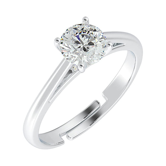 Clara Pure Real 925 Sterling Silver Adjustable Ring Band | Multiple Design Options | Gift for Women and Girls EliteDealsHub