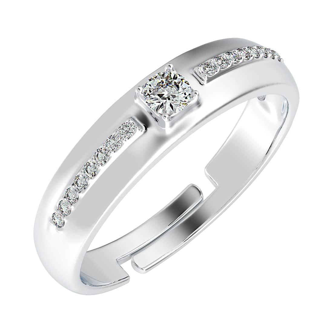 Clara Pure Real 925 Sterling Silver Adjustable Ring Band | Multiple Design Options | Gift for Women and Girls EliteDealsHub