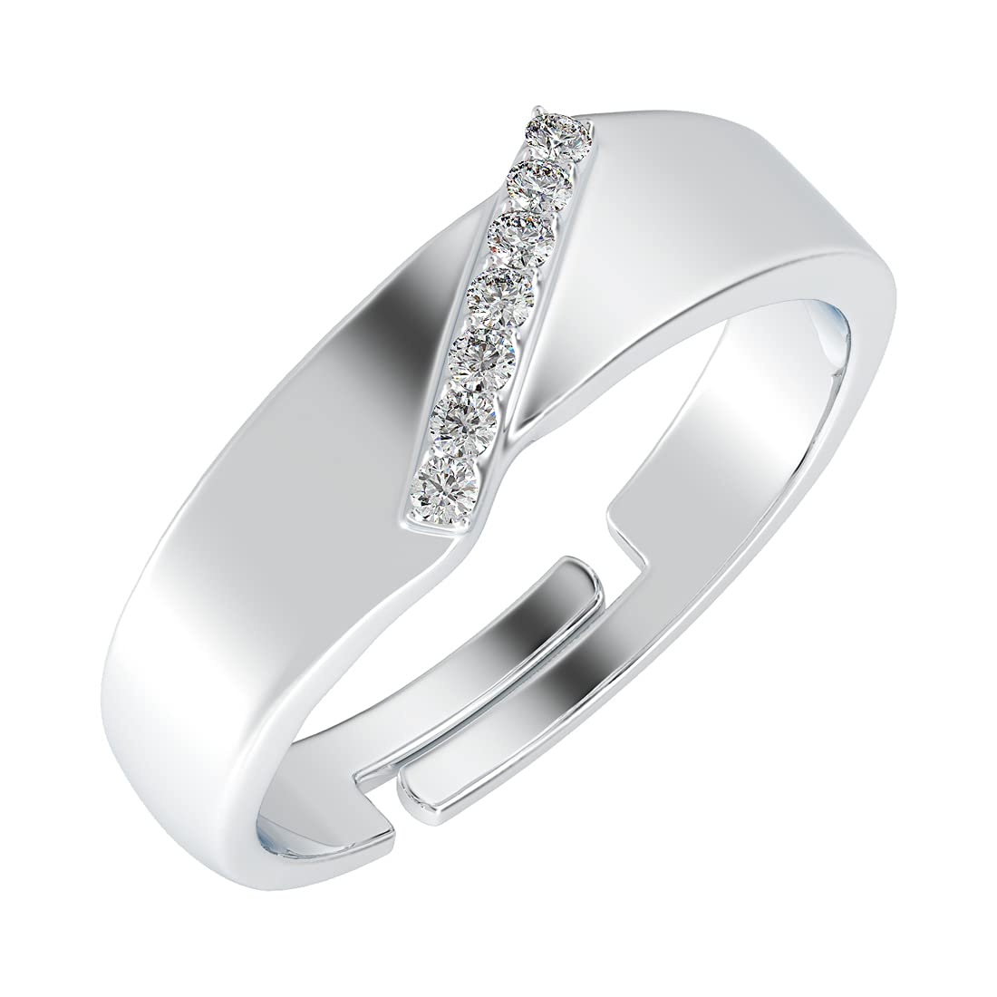 Clara Pure Real 925 Sterling Silver Adjustable Ring Band | Multiple Design Options | Gift for Women and Girls EliteDealsHub