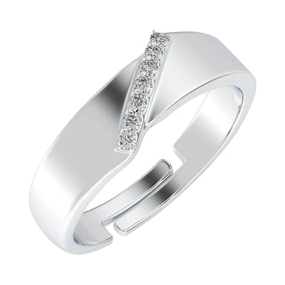 Clara Pure Real 925 Sterling Silver Adjustable Ring Band | Multiple Design Options | Gift for Women and Girls EliteDealsHub