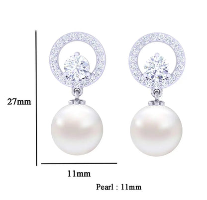 CLARA 925 Sterling Silver Pendant Earrings Chain Bracelet Ring for Women & Girls | Platinum Plated | Gift for Her EliteDealsHub