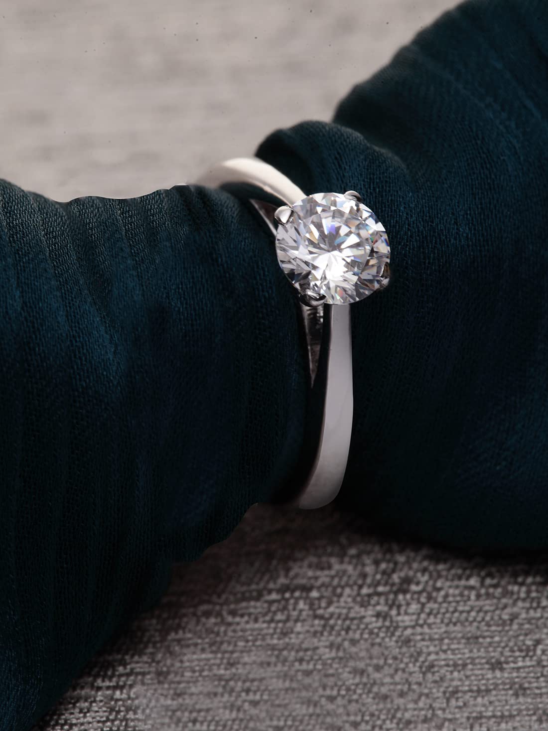 Clara Pure Real 925 Sterling Silver Adjustable Ring Band | Multiple Design Options | Gift for Women and Girls EliteDealsHub