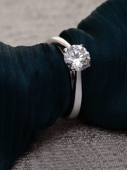 Clara Pure Real 925 Sterling Silver Adjustable Ring Band | Multiple Design Options | Gift for Women and Girls EliteDealsHub
