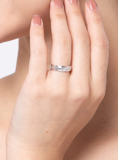 Clara Pure Real 925 Sterling Silver Adjustable Ring Band | Multiple Design Options | Gift for Women and Girls EliteDealsHub