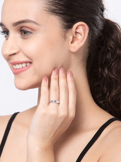 Clara Pure Real 925 Sterling Silver Adjustable Ring Band | Multiple Design Options | Gift for Women and Girls EliteDealsHub