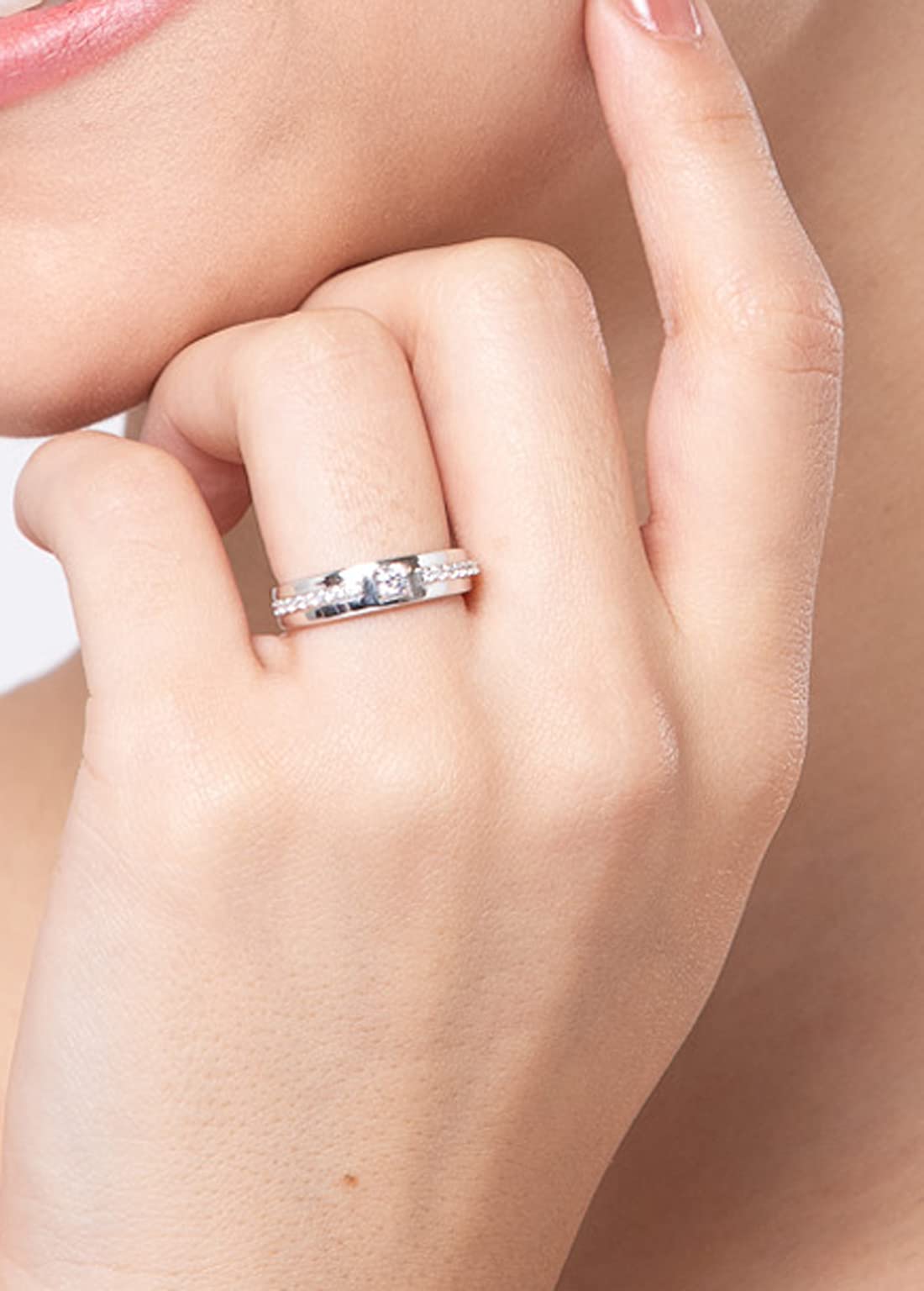 Clara Pure Real 925 Sterling Silver Adjustable Ring Band | Multiple Design Options | Gift for Women and Girls EliteDealsHub