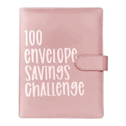 100 Envelope Savings Challenge Binder: Comprehensive Budget Planner and Tracker Notebook for Effective Money Management
