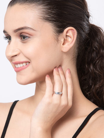 Clara Pure Real 925 Sterling Silver Adjustable Ring Band | Multiple Design Options | Gift for Women and Girls EliteDealsHub