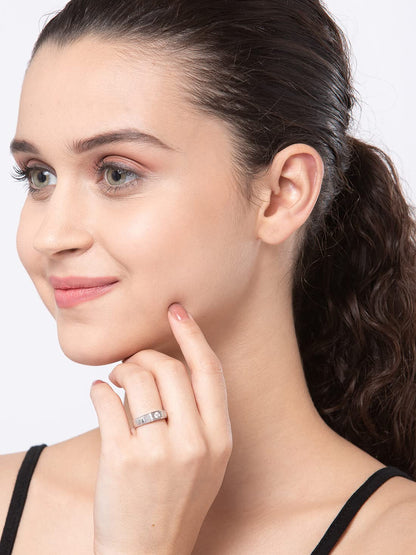 Clara Pure Real 925 Sterling Silver Adjustable Ring Band | Multiple Design Options | Gift for Women and Girls EliteDealsHub