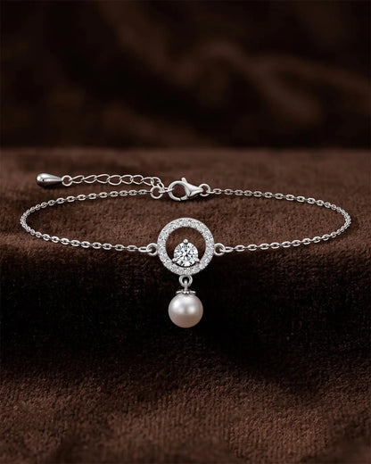 CLARA 925 Sterling Silver Pendant Earrings Chain Bracelet Ring for Women & Girls | Platinum Plated | Gift for Her EliteDealsHub