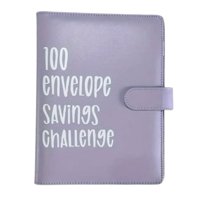100 Envelope Savings Challenge Binder: Comprehensive Budget Planner and Tracker Notebook for Effective Money Management
